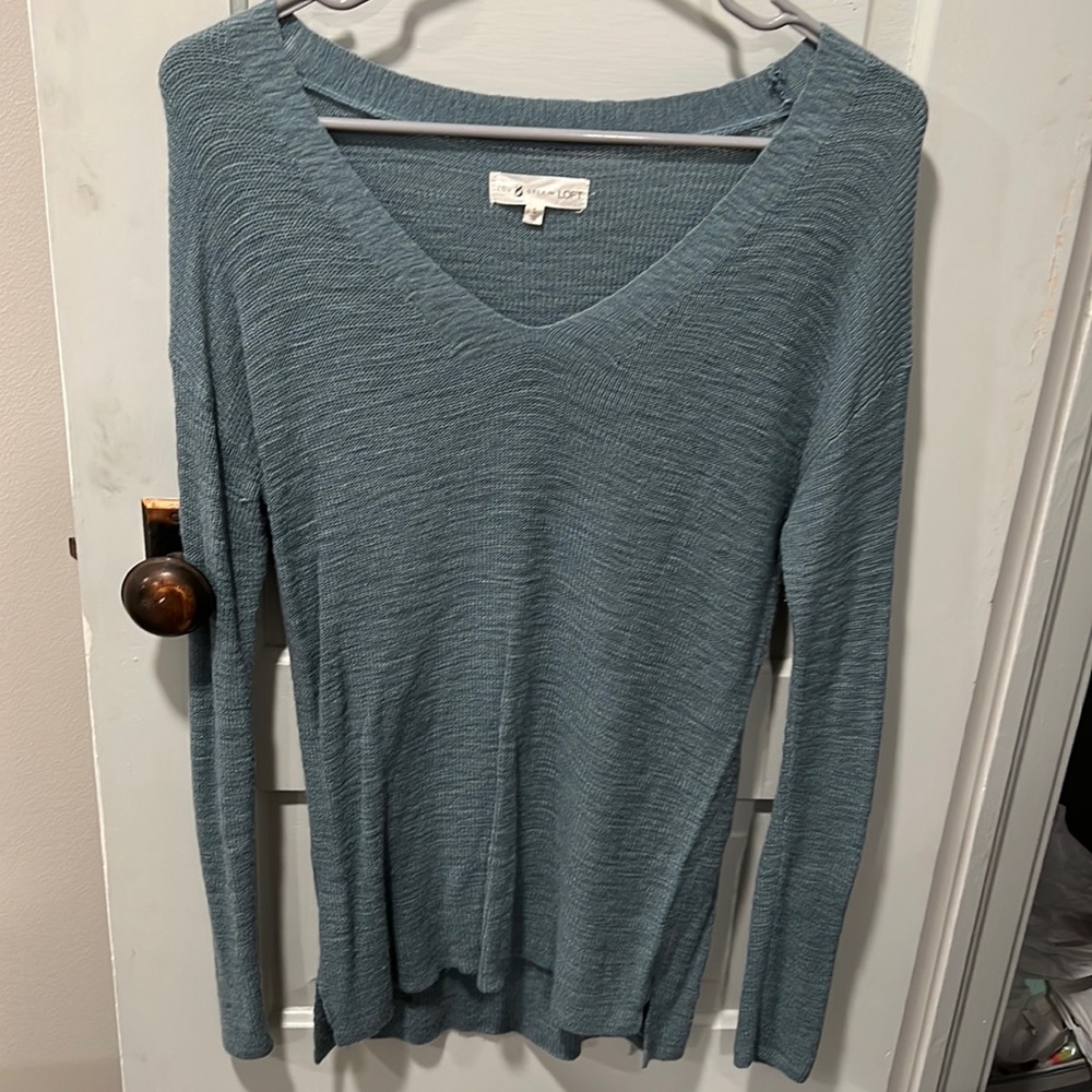 Blue-Gray Lightweight Sweater